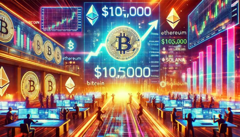 Bitcoin Surges Past $105K, TRUMP & AI16Z See 20-30% Gains